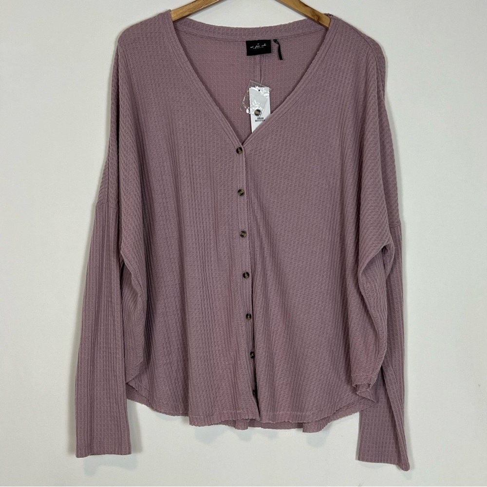 NWT Urban Outfitters mauve Button-Down Shirt